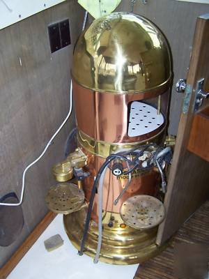 Brasilia belle epoque expresso machine copper brass 