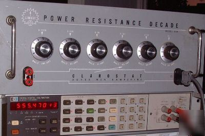 Clarostat 250 power resistance decade, nist-calibrated