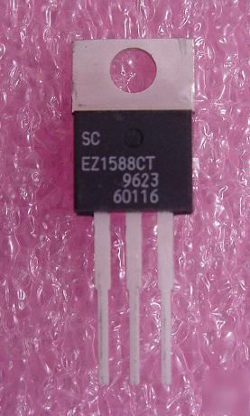 EZ1588CT 2A low dropout pos adj voltage regulator 100PC