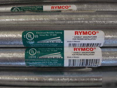 Emt electrical metallic tubing 1/2