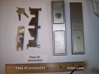 Glass door cylinder guard protector locksmith security