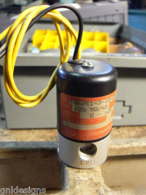 Humphrey T062E1-3-10-35 solenoid air valve 120V 125 psi