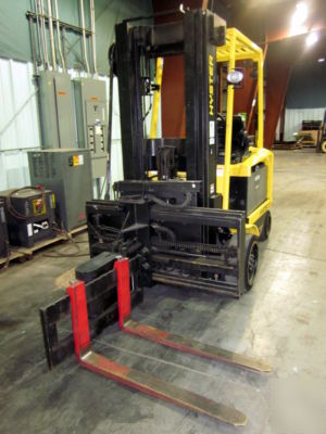Hyster 2006 narrow aisle turret forklift with 36V cgr