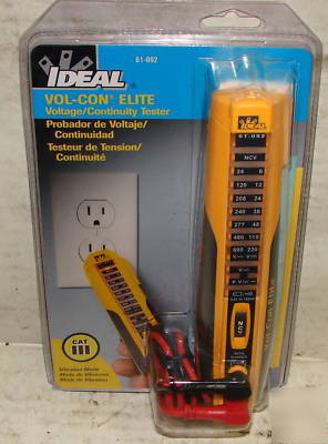 Ideal 61-092 vol-con elite voltage/continuity tester 