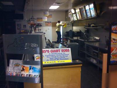 Larry's giant subs' restaurant equipment: price reduced
