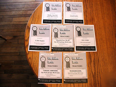 New 7 farmall blue ribbon manuals - super m-ta & W6-ta 