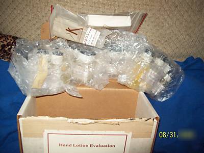 New kemtec hand lotion evaluation kit-science/chem labs- 
