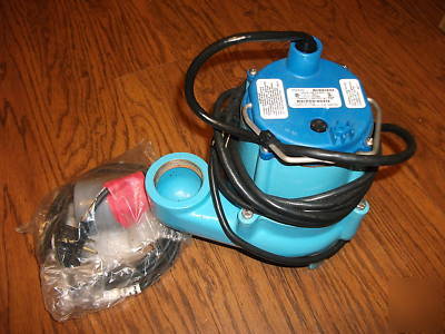 New little giant 9S-cia-rfs 4/10 hp sump pump 80GPM@5'