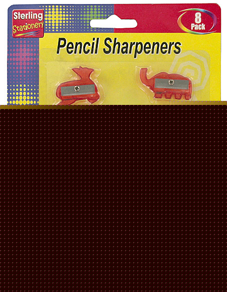 New wholesale case lot animal shape pencil sharpeners