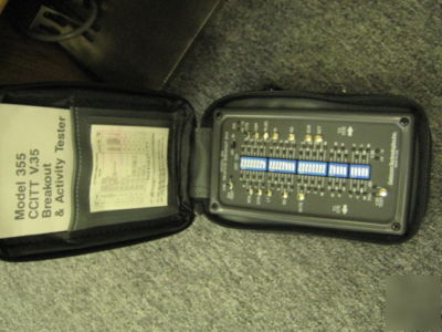 **datacom 355 ccitt v.35 breakout & activity tester 