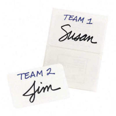 Avery self-adhesive plain name badges 100 ct 2 day ship