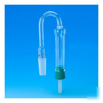 Drying tube 14/20 u-shaped borosilicate pyrex ace glass