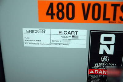 Ericson e-cart jr mobile pwr dist center EJR4315CL30600