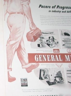 General metals corporation adel hydraulics-7 1950S ads