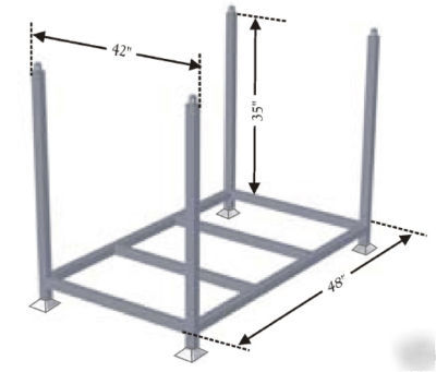 Metal stack racks