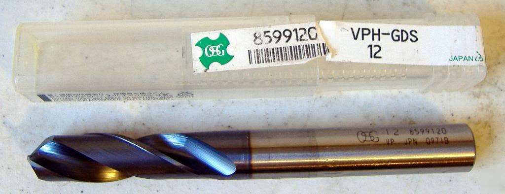 New osg machinist bit 8599120 vph-GDS12 12MM endmill