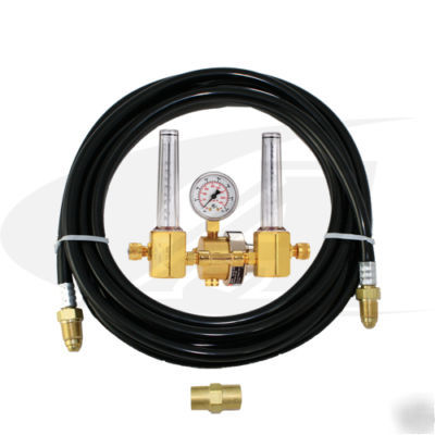 SmithÂ® dual flowmeter/regulator-precision series & hose