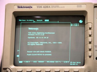 Tektronix TDS420A 4CH 200MHZ digital oscilloscope