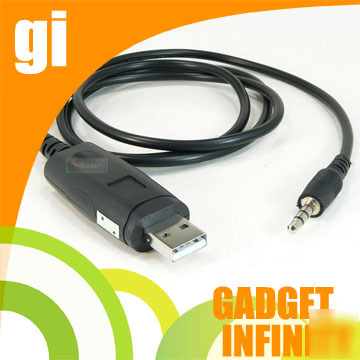 Usb port programming cable for icom 2-pin 