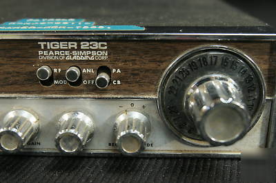 Vintage pearce simpson tiger 23C 23 channel cb radio