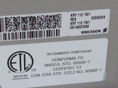 Ericsson kry 112 75/1 tma 800 / 1900MHZ dual band 