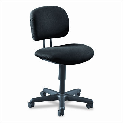 Hon valutask series swivel chair, olefin fabric, black