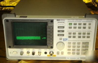 Hp 8560E spectrum analyzer 30HZ to 2.9GHZ calibrated 