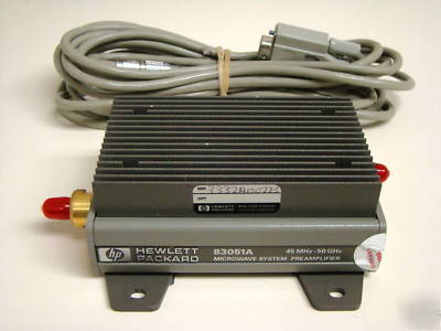 Hp agilent 83051A microwave system amp. **calibrated**