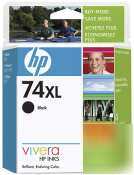 Hp no. 74XL black inkjet printer cartridge |CB336WN