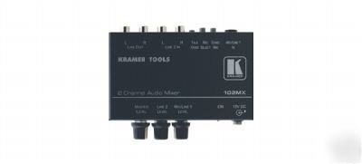 Kramer 102MX 2 channel audio mixer line level