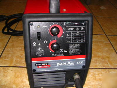 Lincoln weld-pak 155 wire feed welder