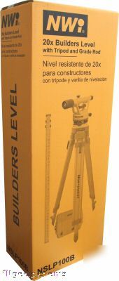 Northwest NSL100B builders sight level survey transit