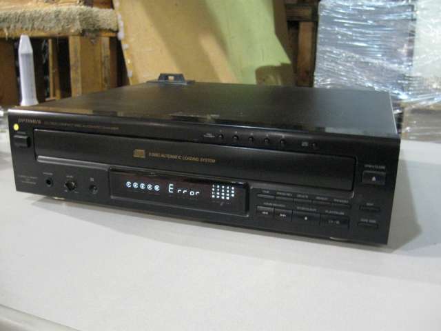 Optimus 5 disc disk automatic loading system cd-7500