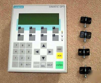 Siemens OP7 hmi panel step 7 vgc