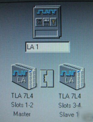 Tektronix tla 714 logic analyzer color 2X tla 7L4