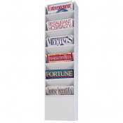 Buddy wall mount 11 pocket steel literature rack