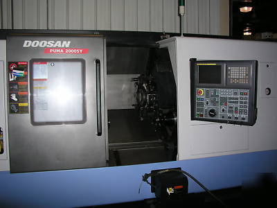 Doosan puma 2000 sy cnc lathe