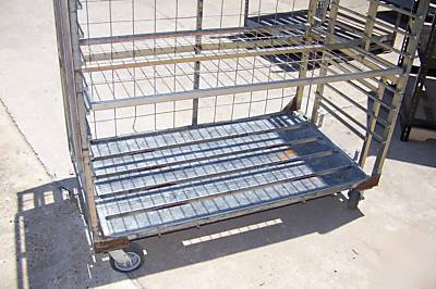 Folding rolling adjustable rack shelving units shipping