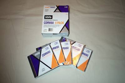 Hhb professional media CDRW80 (lot of 10 discs)