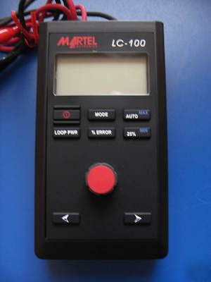 Martel lc-100 4-20 ma loop calibrator 