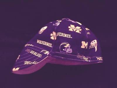 Mich wolverines welding cap