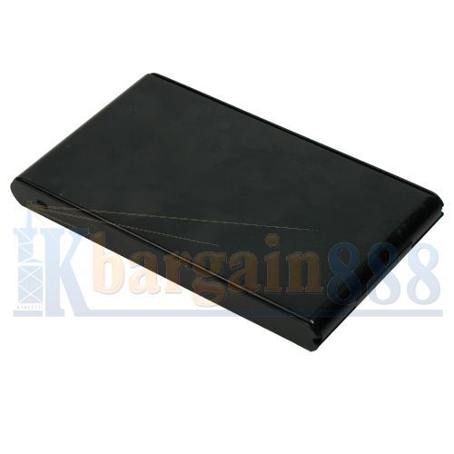 New aluminum metal business name id card holder case 