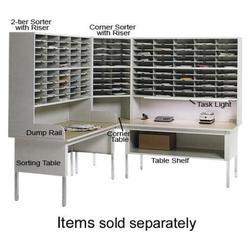New mayline TB30PG mail-to-go corner table, 30