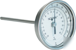 Noshok 25-125 f/c instrument type bimetal thermometer