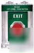 Saftey technology sti ss-2134X exit button w cover 