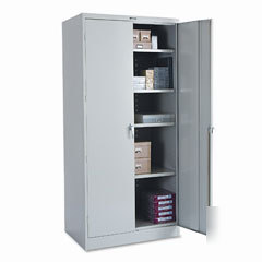 Tennsco steel 78 high storage cabinet wlocking swingou