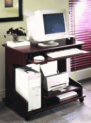 Tower buddy computer table by ironwood ideal for dorm