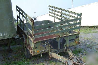 Used mil. 1 1/2 ton used cargo trailer