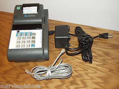 Verifone credit card machine terminal tranz 460 pwr cor