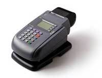 Verifone omni 3210 credit card terminal & printer